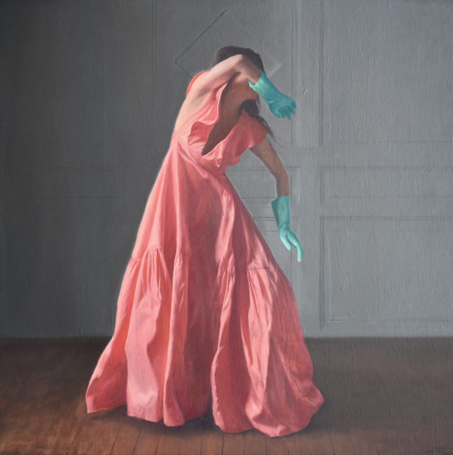 Still, she moves