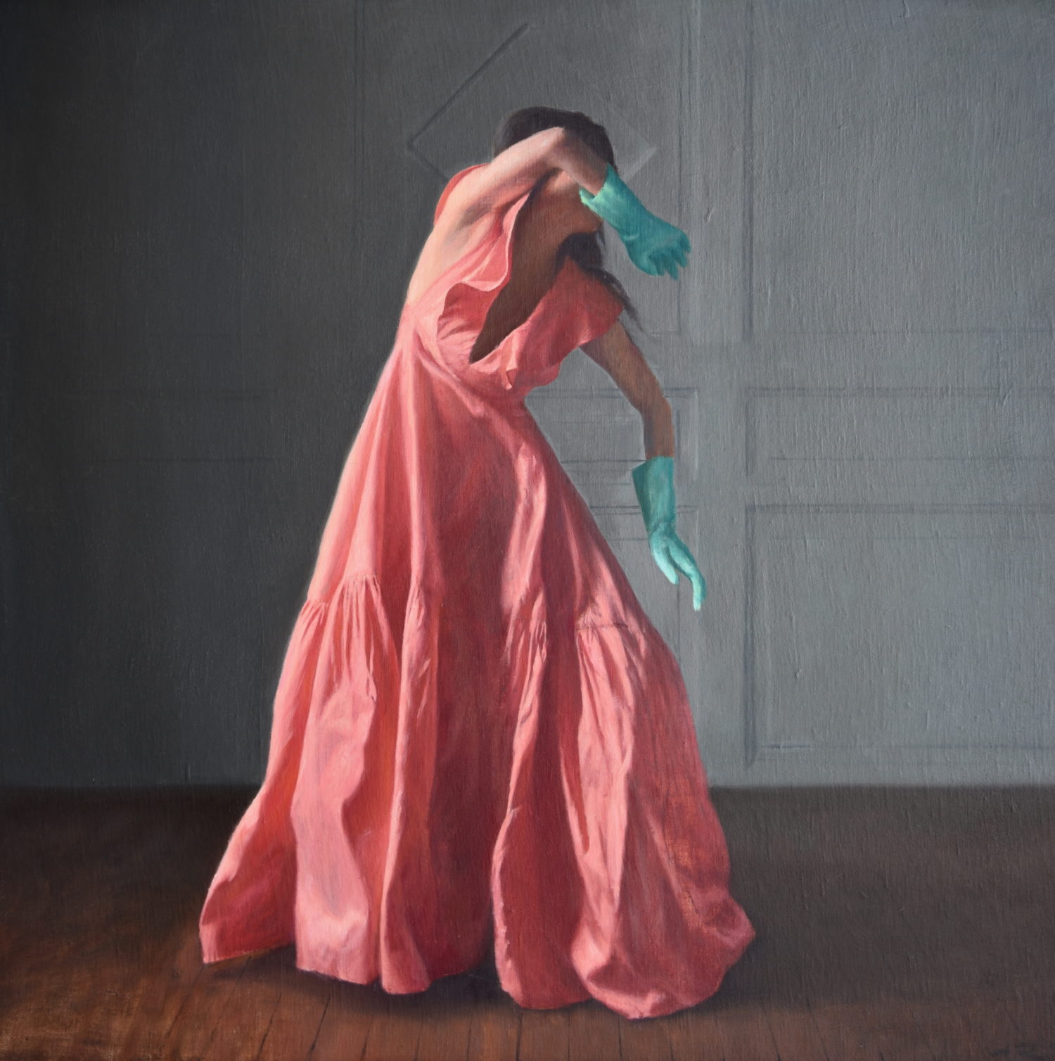 Still, she moves